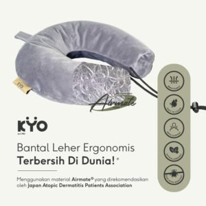 KYO Knot Your Ordinary Airmate Travel Pillow / Bantal Leher / Bantal Travel / Travel Neck Pillow