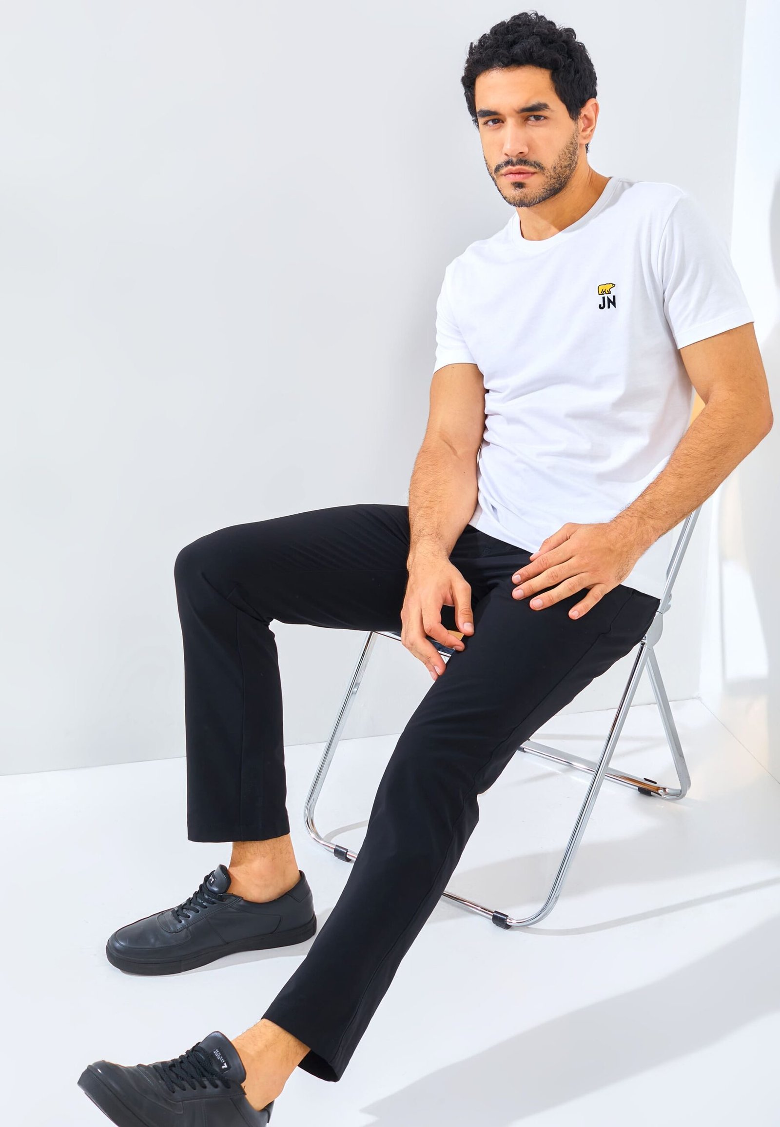 Jack Nicklaus Tuscan T-Shirt Slim Fit Putih - Image 4