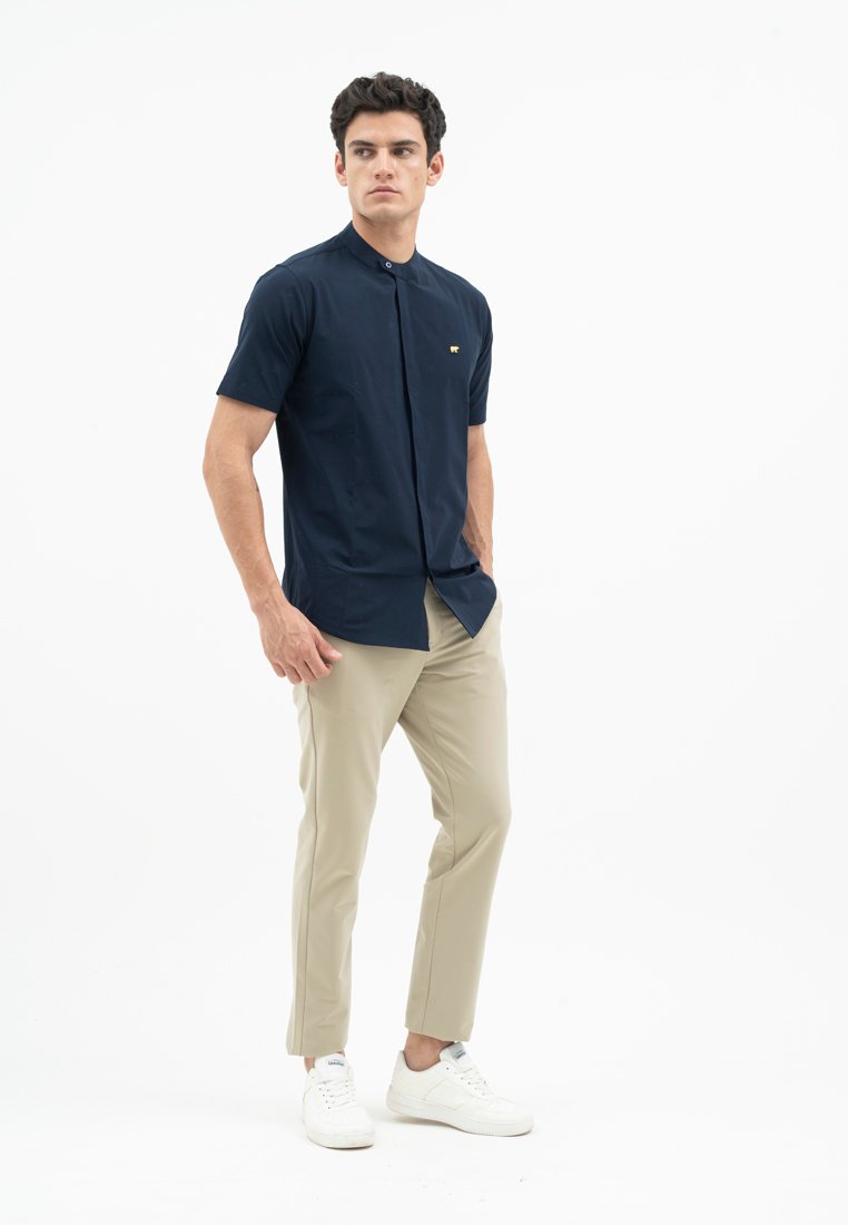 Jack Nicklaus Fortunato Kemeja Pria Lengan Pendek Slim Fit Navy - Image 6