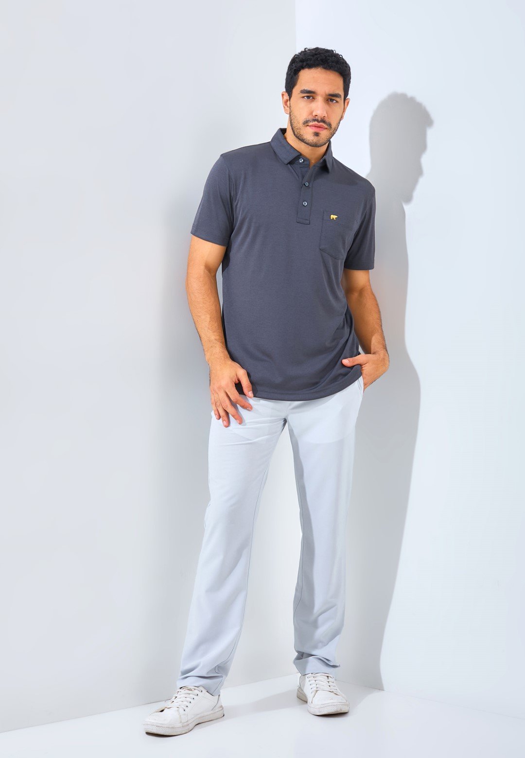 Jack Nicklaus Segesta Premium Heritage Polo Regular Fit Caviar - Image 4