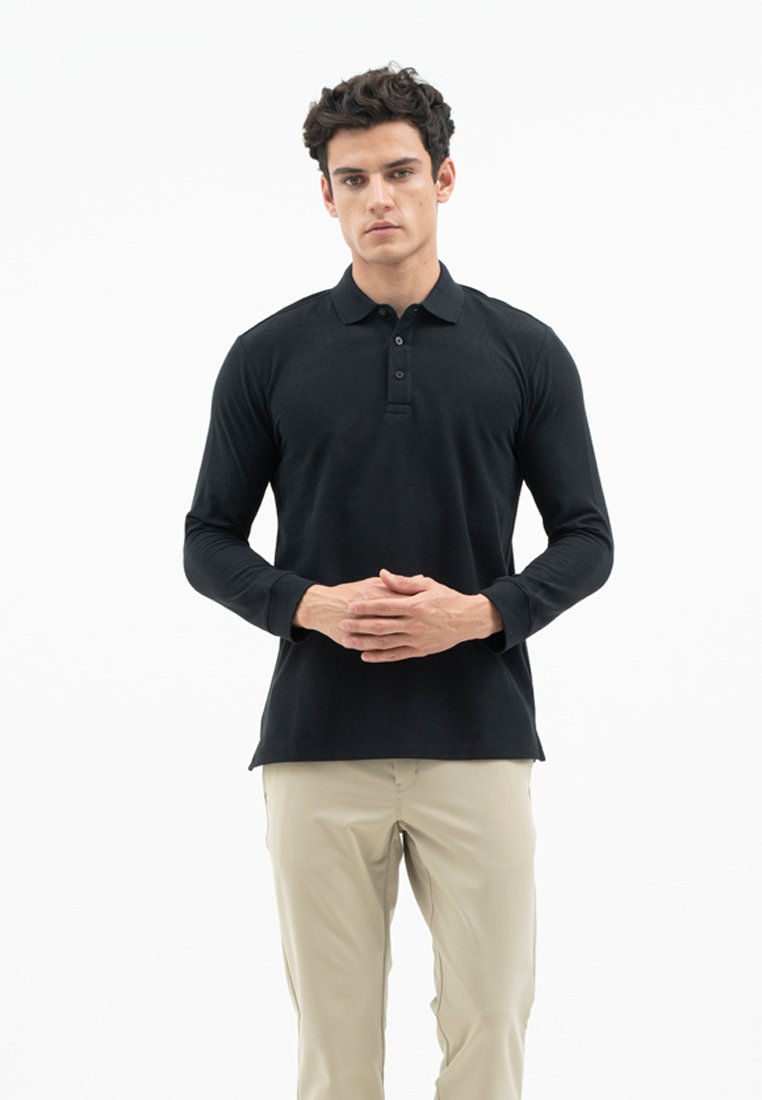 Jack Nicklaus Mezzo Polo Shirt Pria Regular Fit Black
