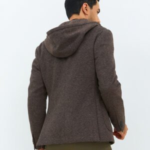 Jobb Darden-T2 Hybird Blazer Pria Slim Fit Dark Brown