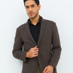 Jobb Darden-T2 Hybird Blazer Pria Slim Fit Dark Brown