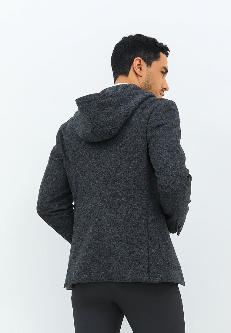 Jobb Darden-T2 Hybird Blazer Pria Slim Fit Dark Grey - Image 4