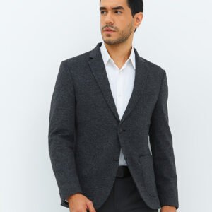 Jobb Darden-T2 Hybird Blazer Pria Slim Fit Dark Grey