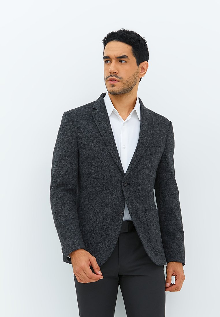 Jobb Darden-T2 Hybird Blazer Pria Slim Fit Dark Grey - Image 6
