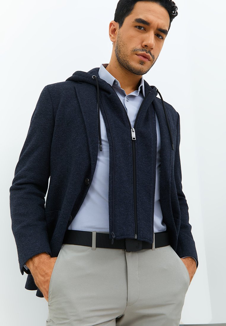 Jobb Darden-T2 Hybird Blazer Pria Slim Fit Navy - Image 5