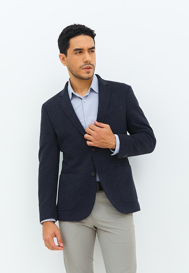 Jobb Darden-T2 Hybird Blazer Pria Slim Fit Navy - Image 6