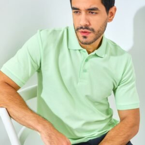 Jack Nicklaus Marvel Polo Shirt Pria Regular Fit Patina Green