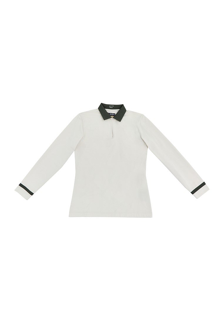 Jack Nicklaus Debby Ladies Premium Contrast Collar Polo Ice Stone - Image 7