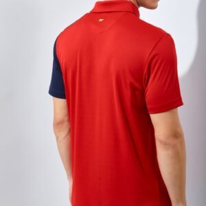 Jack Nicklaus Decker Premium Color Block Polo Red Dune