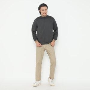 d&f Jaket Bomber Pria – Abu tua