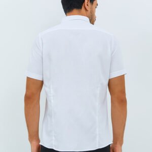 Jobb Perkins Kemeja Pria Lengan Pendek Slim Fit White
