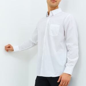 Jobb Doric Kemeja Pria Lengan Panjang Regular Fit Putih