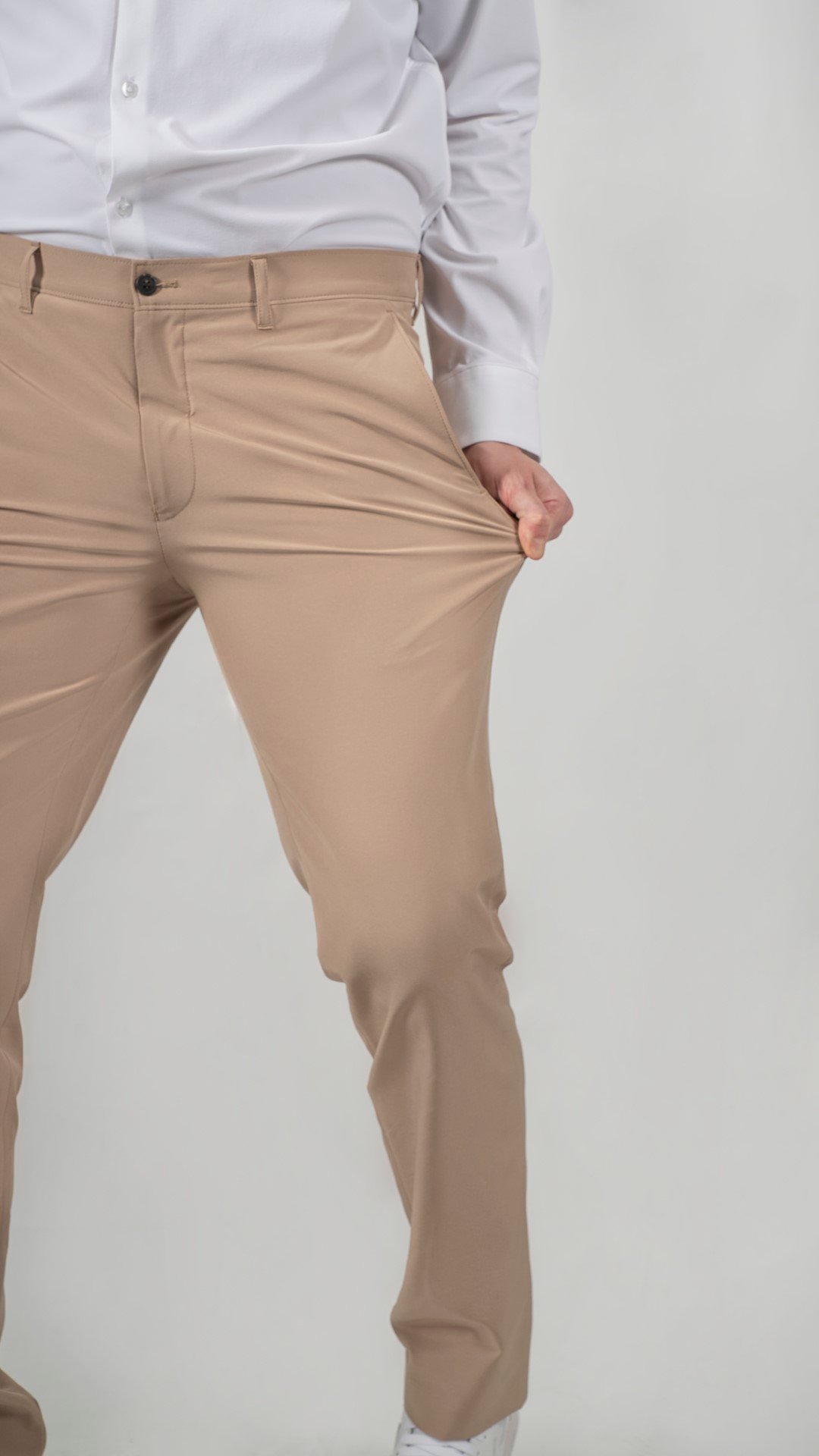 Jobb Ripley Celana Panjang Modern Slim Fit Beige - Image 6