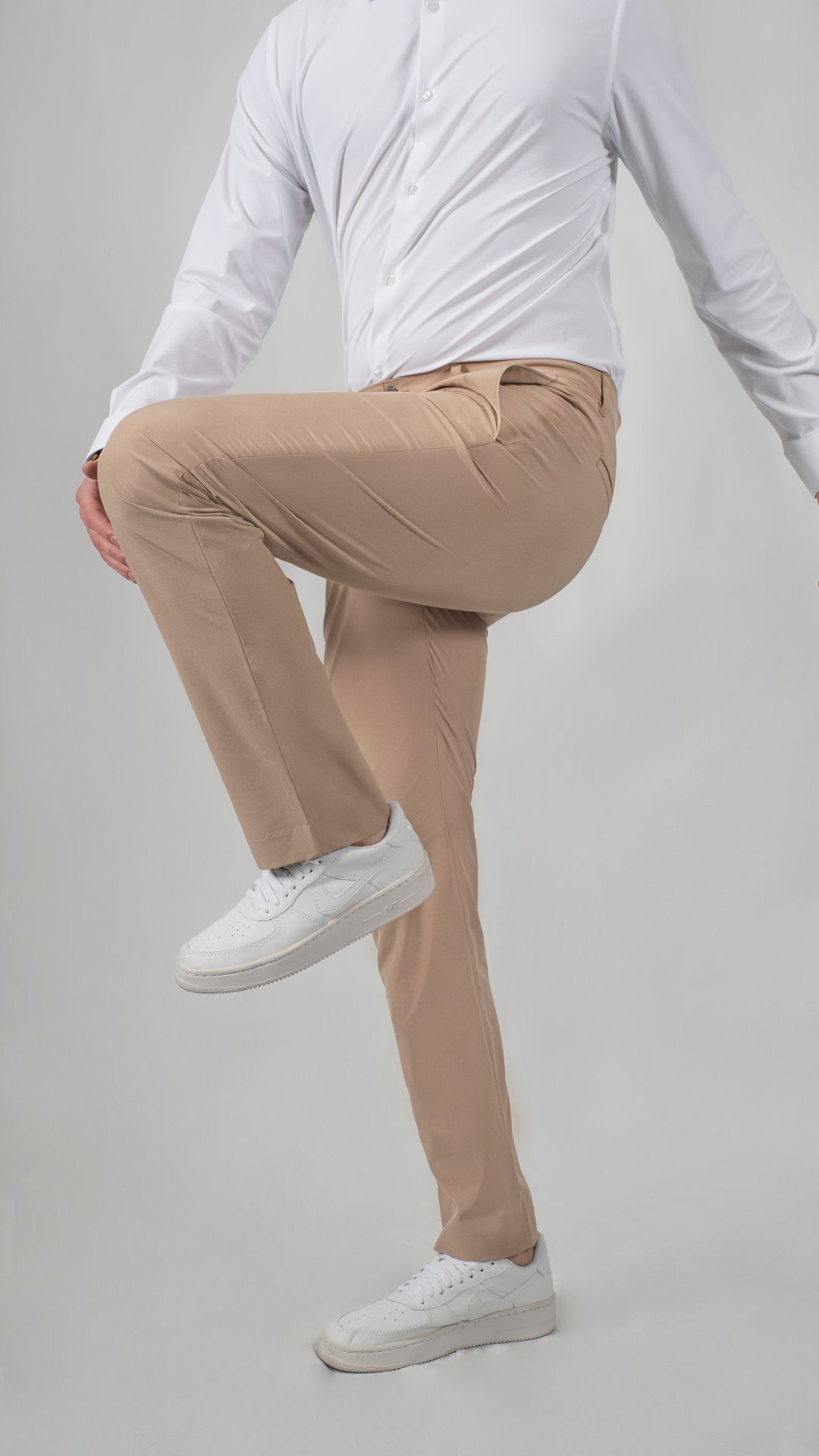 Jobb Ripley Celana Panjang Modern Slim Fit Beige - Image 5