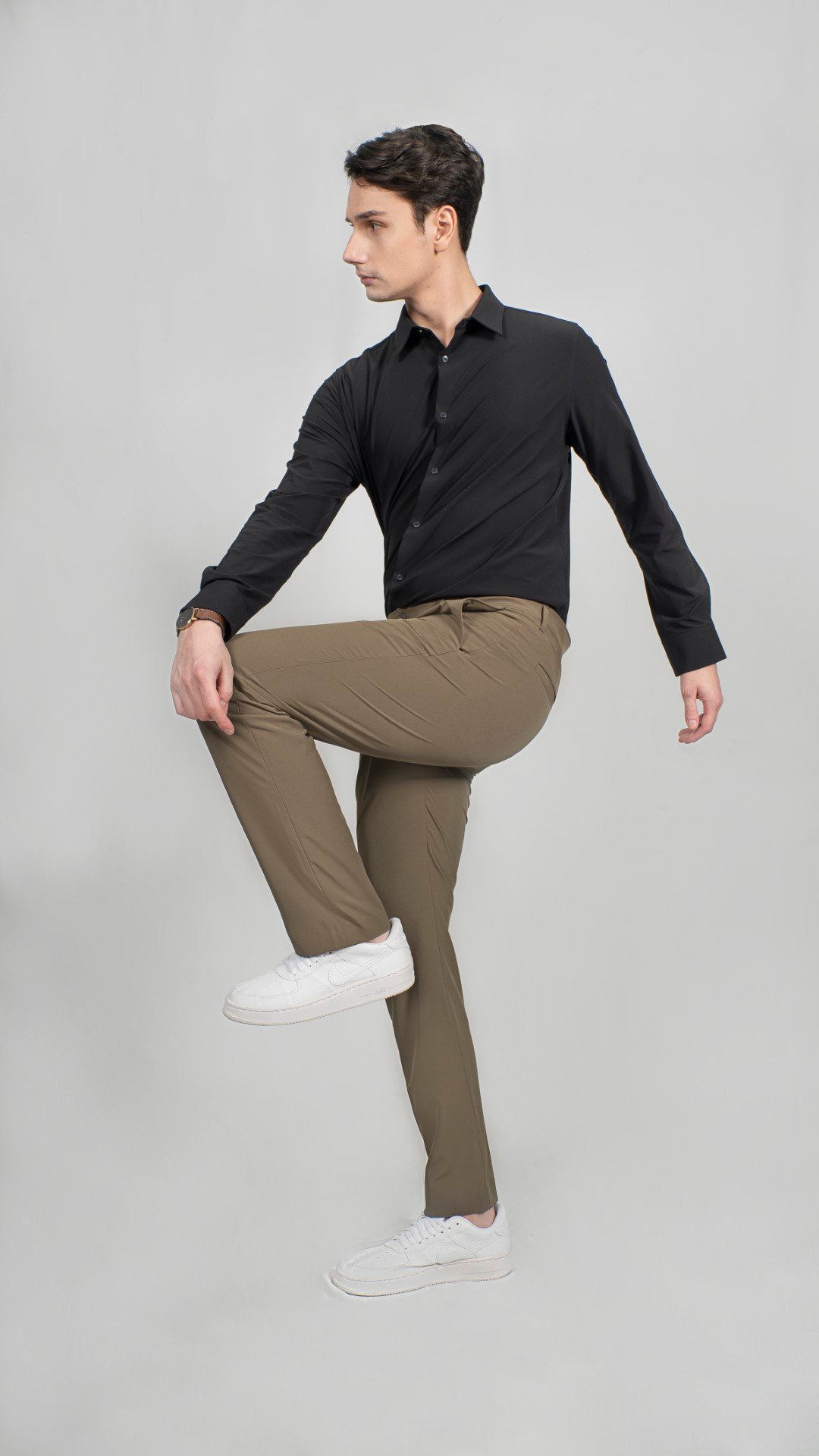 Jobb Ripley Celana Panjang Modern Slim Fit Olive - Image 4