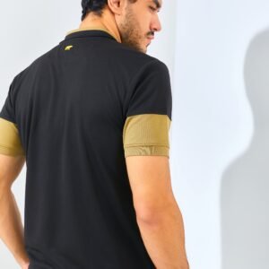Jack Nicklaus Clark Polo Shirt Pria Slim Fit Hitam