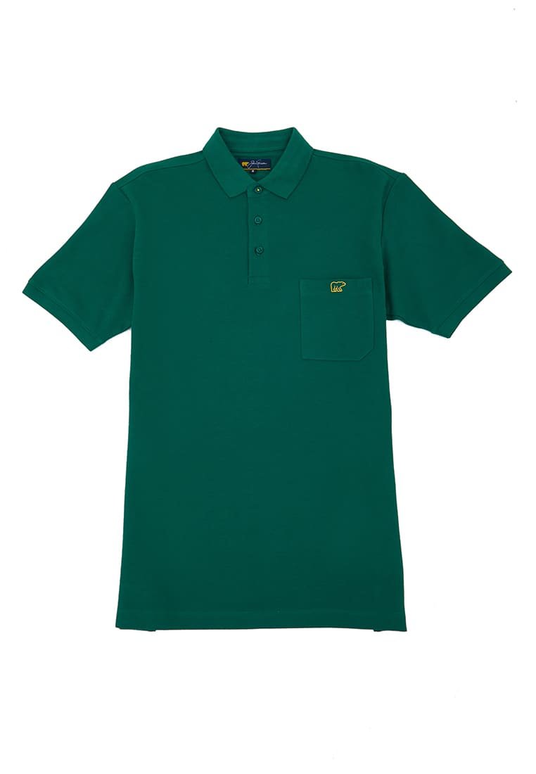 Jack Nicklaus Gallant Polo Shirt Pria Regular Fit Evergreen - Image 7