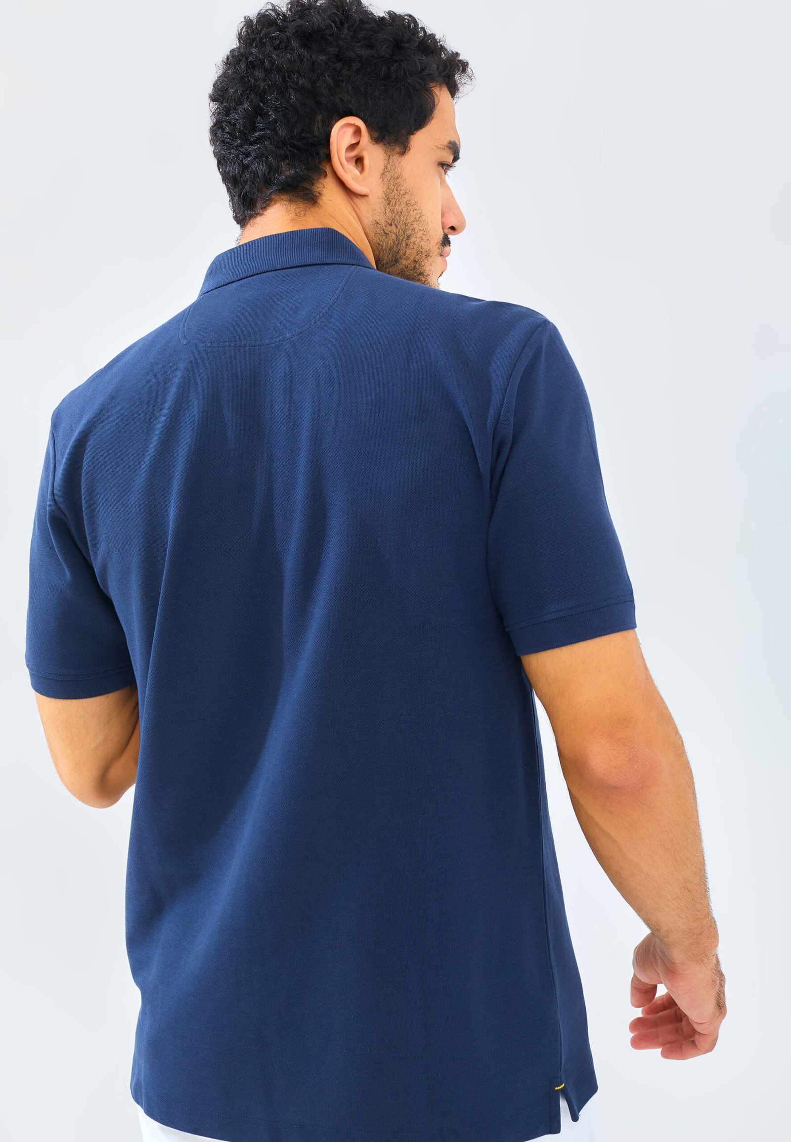 Jack Nicklaus Gallant Polo Shirt Pria Regular Fit Navy - Image 3