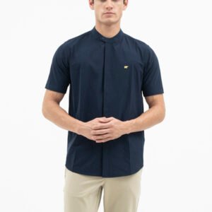 Jack Nicklaus Fortunato Kemeja Pria Lengan Pendek Slim Fit Navy