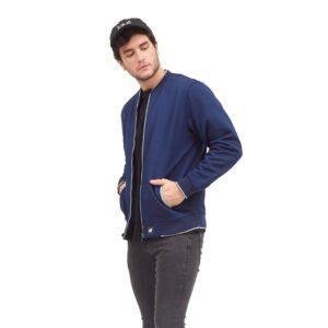 d&f CVC Jaket pria bomber - Navy