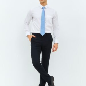 Jobb Edison Kemeja Pria Lengan Panjang Slim Fit Putih