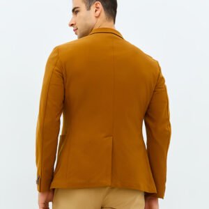 Jobb Edmond-T2 Blazer Pria Slim Fit Mustard