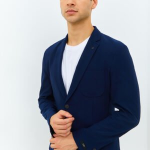 Jobb Edmond-T2 Blazer Pria Slim Fit Navy
