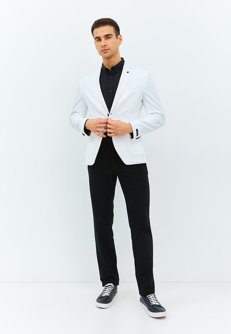 Jobb Edmond-T2 Blazer Pria Slim Fit Putih - Image 5