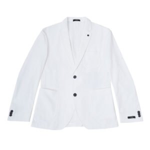 Jobb Edmond-T2 Blazer Pria Slim Fit Putih