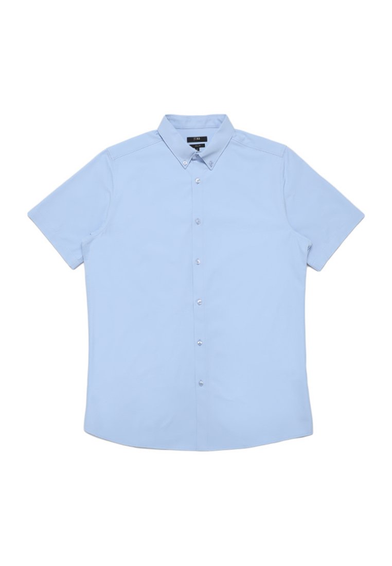 Jobb Elton Kemeja Pria Lengan Pendek Slim Fit Biru - Image 8