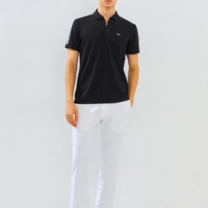 Jack Nicklaus Eminent Polo Shirt Pria Slim Fit Black