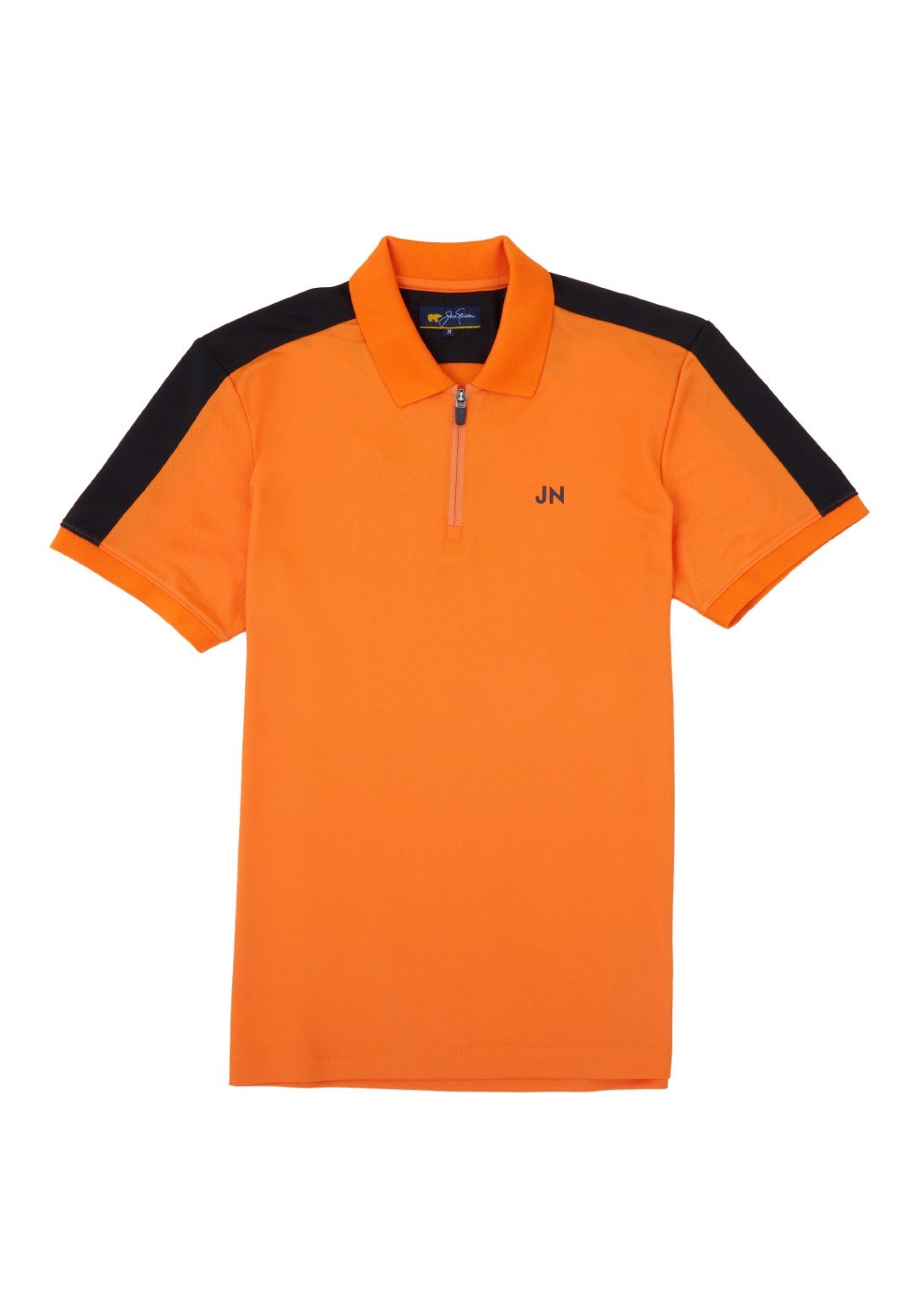 Jack Nicklaus Eminent Polo Shirt Pria Slim Fit Autumn Orange - Image 6