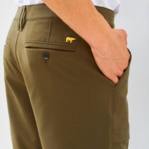 Jack Nicklaus Esquire Celana Pendek Pria Regular Fit Olive