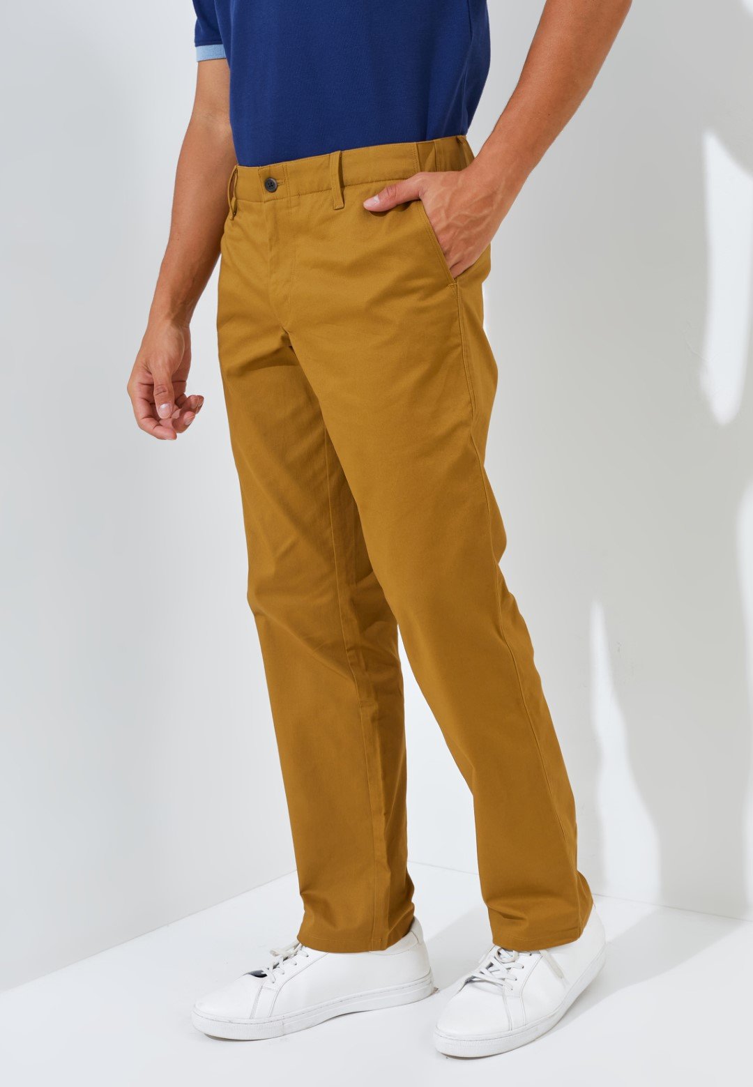 Jack Nicklaus Ettore Celana Panjang Pria Regular Fit Brown - Image 3
