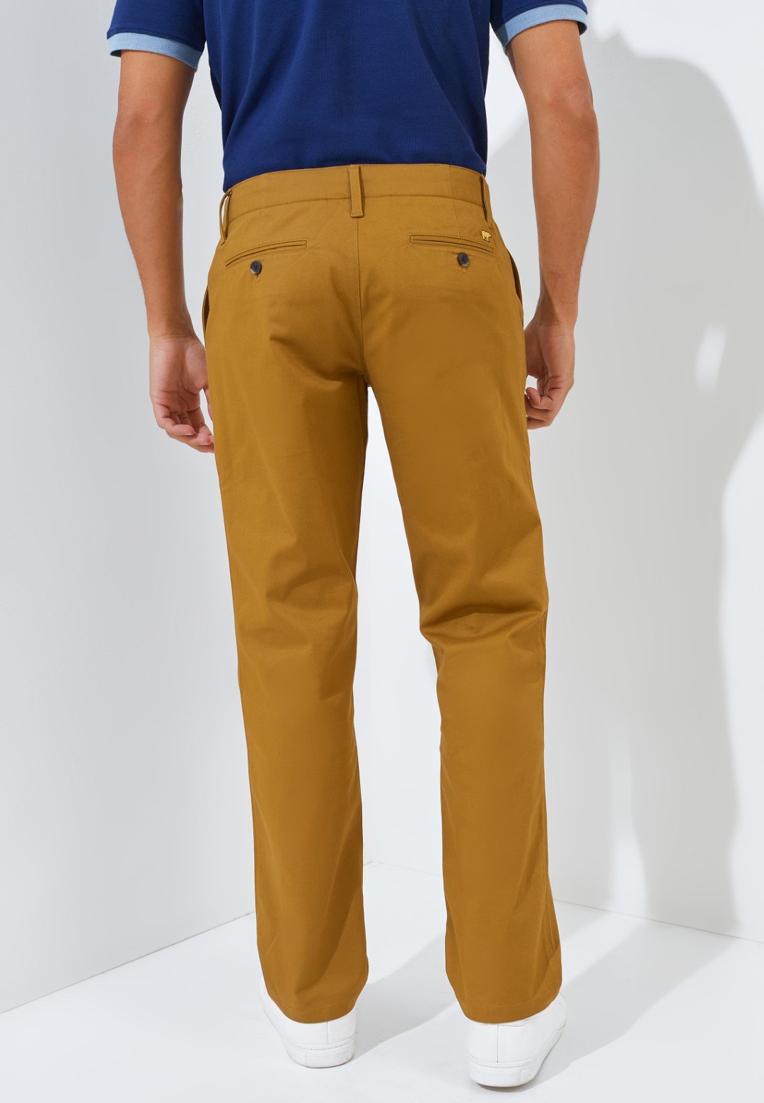 Jack Nicklaus Ettore Celana Panjang Pria Regular Fit Brown - Image 4