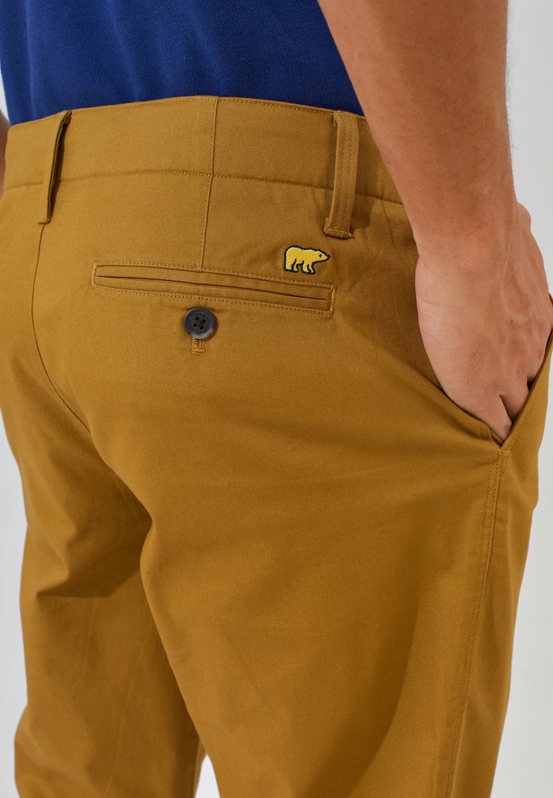 Jack Nicklaus Ettore Celana Panjang Pria Regular Fit Brown - Image 5