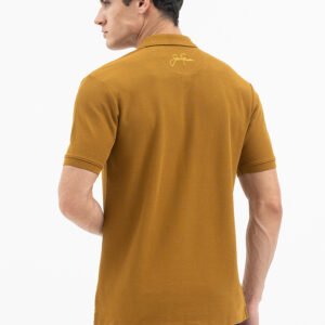 Jack Nicklaus Alpha Polo Shirt Pria Regular Fit Tapenade Brown