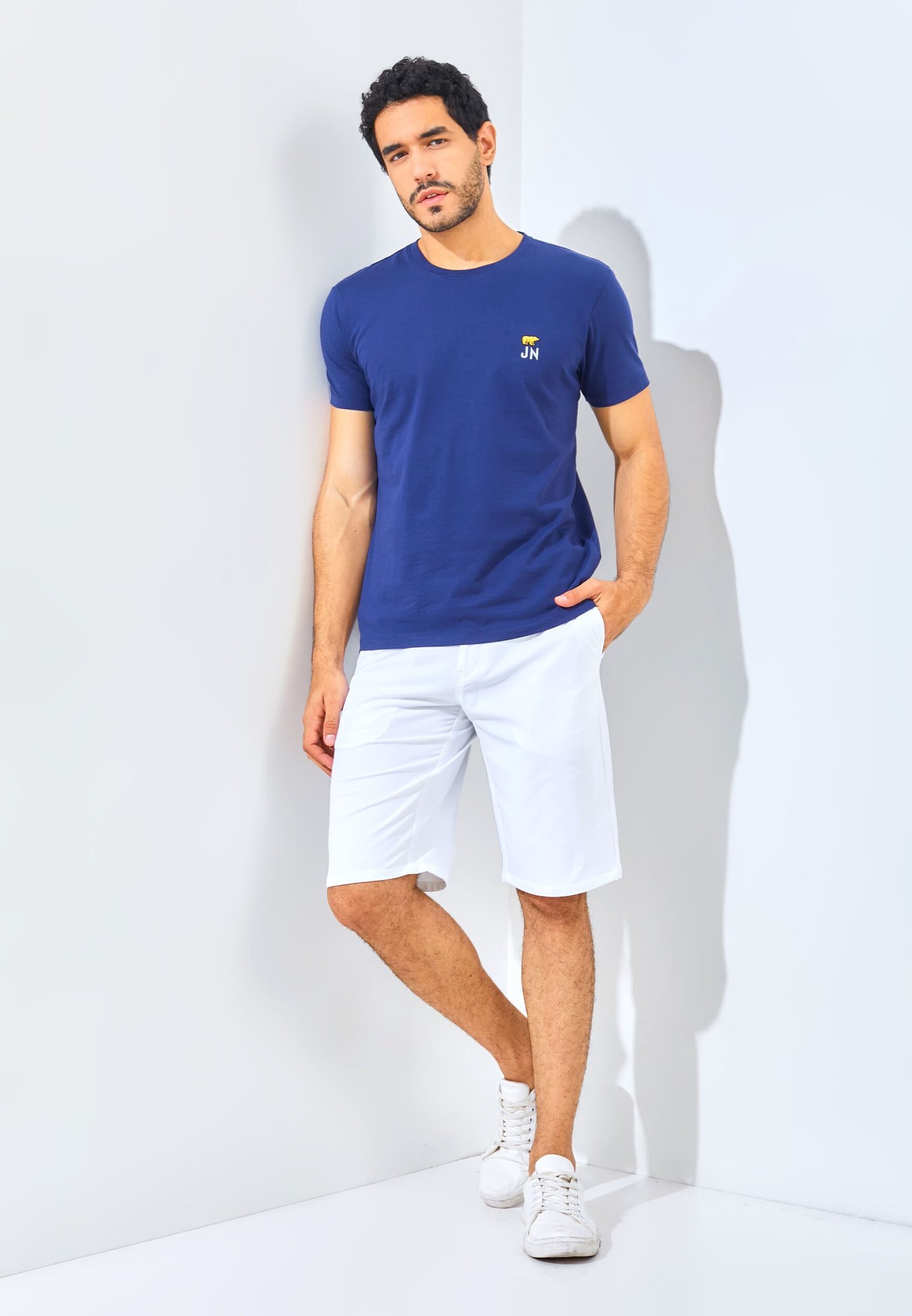 Jack Nicklaus Tuscan T-Shirt Slim Fit Sodalite Blue - Image 6