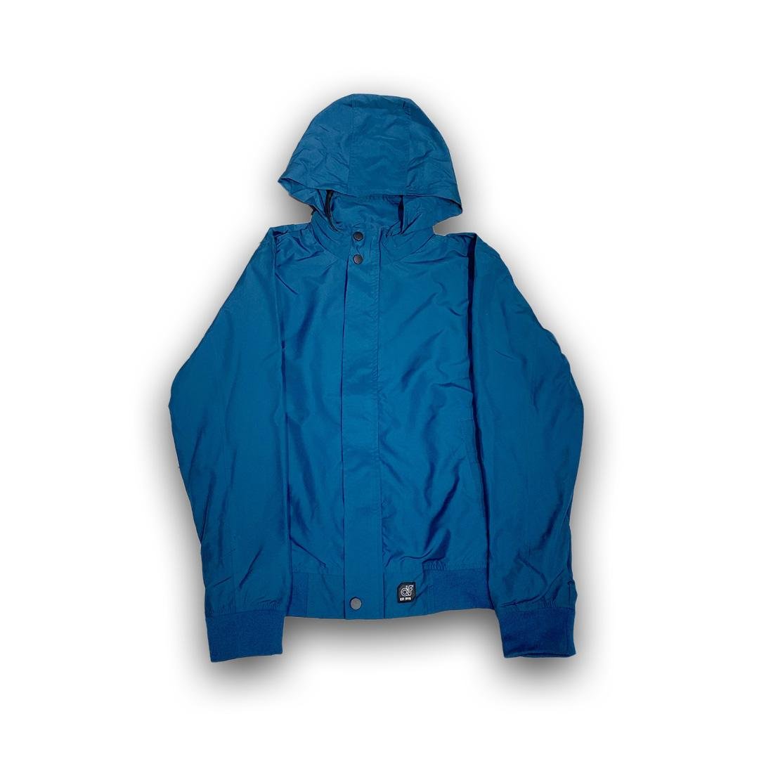d&f Jaket Parasut Wanita Windbreaker - Turquoise - Image 2