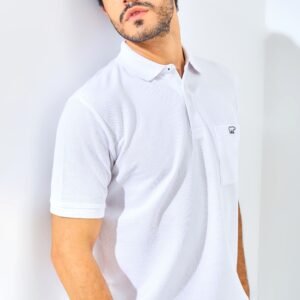 Jack Nicklaus Gallant Polo Shirt Pria Regular Fit Putih