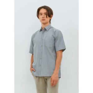 Jobb Ontario Kemeja Pria Lengan Pendek Regular Fit Hitam