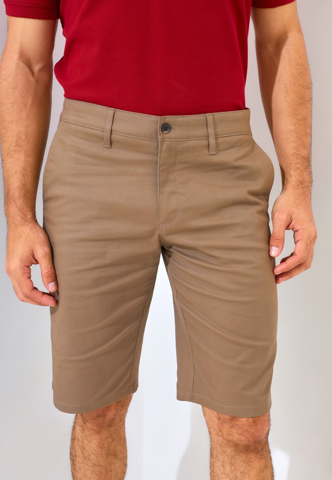 Jack Nicklaus Good Vibes Celana Pendek Pria Regular Fit Khaki