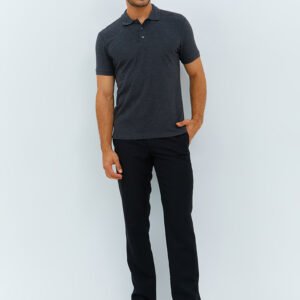 Jobb Galvin Polo Shirt Pria Lengan Pendek Slim Fit Dark Grey