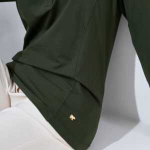 Jack Nicklaus Ferine Ladies Premium Solid Polo Virtual Olive