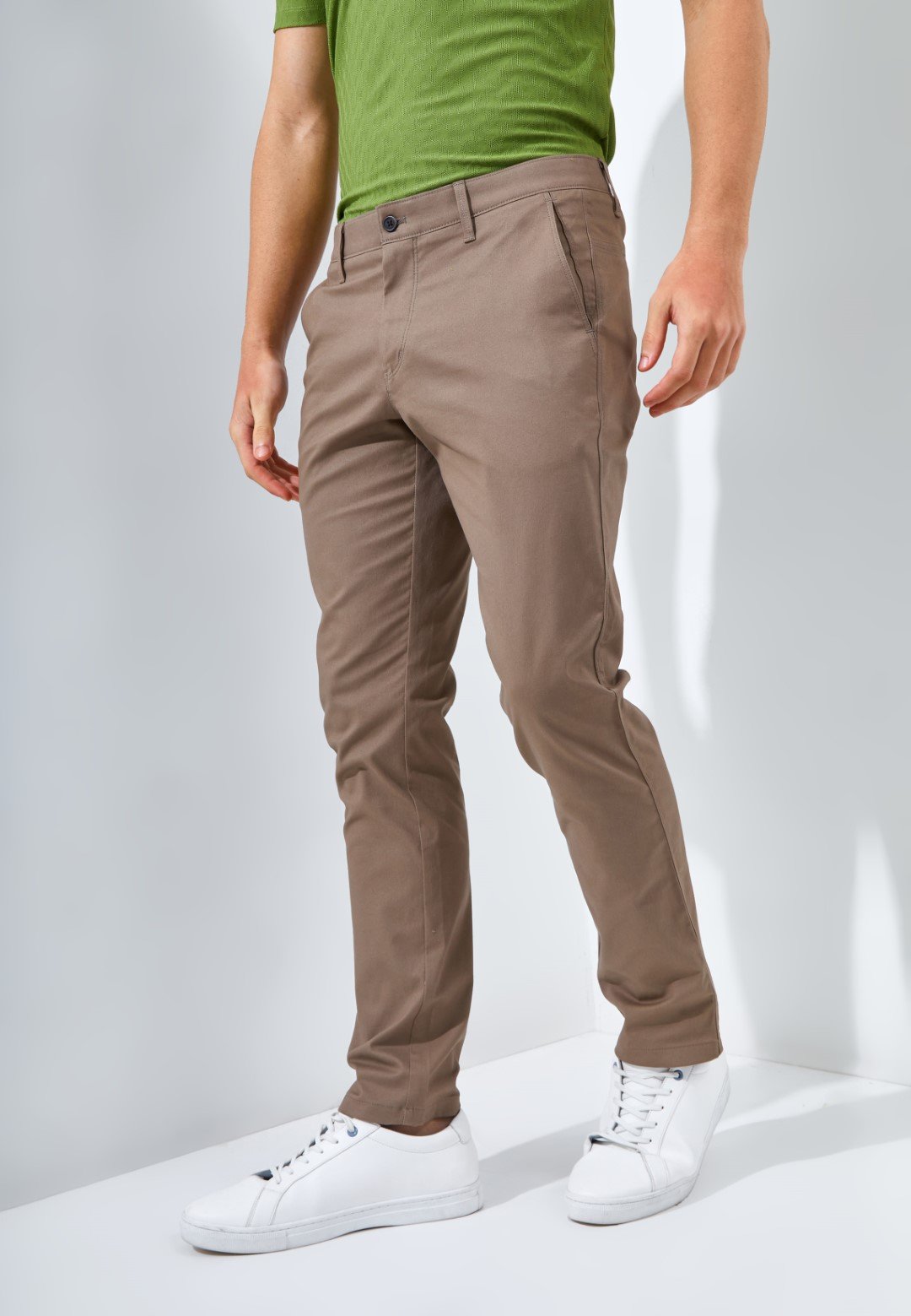 Jack Nicklaus Fox Celana Panjang Pria Slim Fit Khaki - Image 2