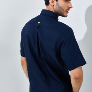 Jack Nicklaus Frederick Kemeja Pria Lengan Pendek Regular Fit Navy