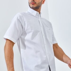 Jack Nicklaus Frederick Kemeja Pria Lengan Pendek Regular Fit White