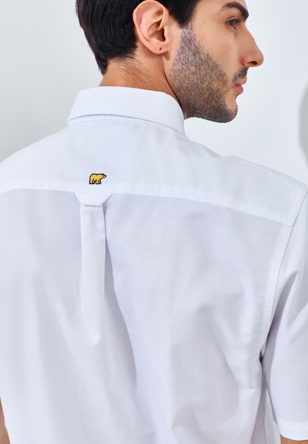 Jack Nicklaus Frederick Kemeja Pria Lengan Pendek Regular Fit White - Image 5